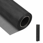 20 Mesh 304 Stainless Steel Mesh Screen, 24''×118''（60cm×300cm） Wire Screen Mesh, Rust Free Woven Wire Mesh, Metal Mesh Screen for Air Vents, Window Screen, Filters, Cage,Garden Covers (Black)