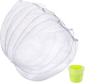 Paint Strainer Bags White Fine Mesh Filters Bag Bucket Elastic Opening Strainer Bags Hydroponic Paint Filter Bag for Paint Gardening (20 Pieces, 5 Gallon)