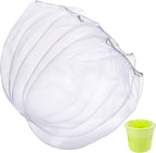 Paint Strainer Bags White Fine Mesh Filters Bag Bucket Elastic Opening Strainer Bags Hydroponic Paint Filter Bag for Paint Gardening (20 Pieces, 5 Gallon)