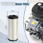 P822768 Air Filter/Air Cleaner Element Compatible with Donaldsonn Baldwinn RS3988 P772579 Fletguardd AF25436 Luberfinerr LAF8143 WIXX 46489 FRAMM CA9246 AM129028 Kubota R1401-42280 129062-12560