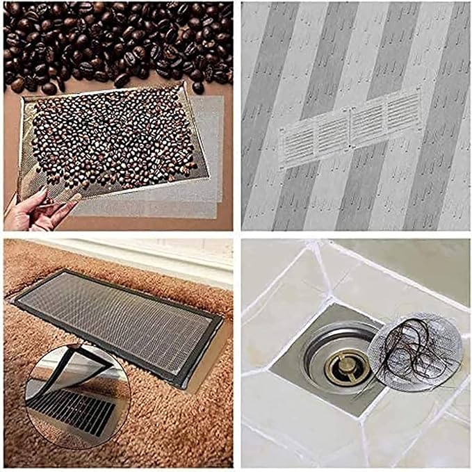Stainless Steel Woven Wire Mesh 304 Stainless Steel Woven Wire 30 Mesh Fine Screen Mesh, Garden Insect Screen, for Air Bricks, Window, Vents, Filter
