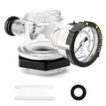 MEANLIN MEASURE 273564Z Manual Air Relief Valve Replacement for Pentair for Triton II, Triton C, TR100C and TR140C Pool Spa Sand Filters with 60Psi Steel Start and Clean Filter Pressure Gauge