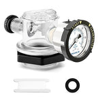 MEANLIN MEASURE 273564Z Manual Air Relief Valve Replacement for Pentair for Triton II, Triton C, TR100C and TR140C Pool Spa Sand Filters with 60Psi Steel Start and Clean Filter Pressure Gauge
