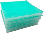 Paint Booth Exhaust Fiberglass Filter Pad, Paint Arrestor for Spray Booth (600/case, 20" x 20")