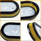 High-Flo Replacement Air Filter Element For Ventilator - Milwaukee-Eight Engine '18-later Softail and '17-later Touring and Trike Models Equipped with 114 Air Cleaner (Yellow 114 Air Cleaner)