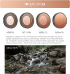ND16/PL Filter Compatible with Insta361 GO Ultra Camera ND Lens Filter Accessories Waterproof Scratch-Resistant