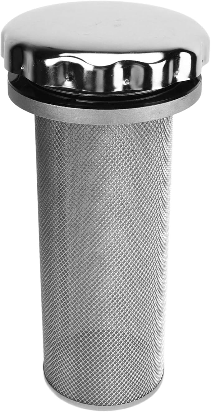 Hydraulic Air Filter EF8 120, Stainless Steel Oil Tank Air Cleaner, Precise Efficient Filtration with Detachable Design, Breather Filter for Chemical Automotive Mining Me