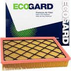 ECOGARD XA11777 Premium Engine Air Filter Fits 2021-2024 MG RX8, 2019-2023 Ford Ranger