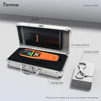 Temtop Advanced Air Quality Monitor for CO2, PM2.5, PM10, with Audio Alarm, Temp & Humidity Insights, Plus Data Export for in-Depth Analysis, M2000C 2ND