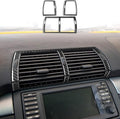 Carbon Fiber Interior Full Compatible with BMW X5 Dashboard air Conditioning Vents 6 pcs.-1