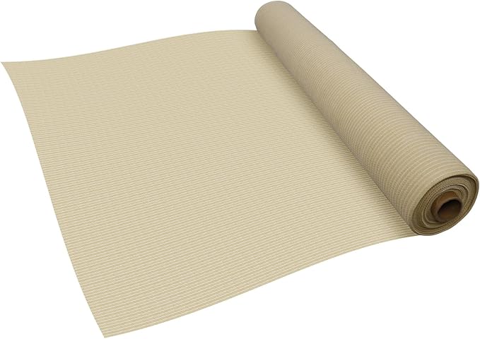 TANG Sun Shade Fabric Roll 8'x92' Shade Cloth for Garden Beige HDPE Mesh Shading Pergola Cover Replacement Canopy, 95% Blockage Sunshades for Outdoor Patio Backyard Plant