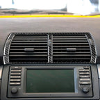 Carbon Fiber Interior Full Compatible with BMW X5 Central air-Conditioning air Outlet 2 pcs-1