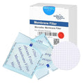 Membrane Solutions MCE Gridded Membrane Filter, Mixed Cellulose Esters Membrane Filter, Sterile Individual Pack Membrane Disc Filter, Diameter: 47 mm, Pore Size: 0.45 um, (200 Pack)