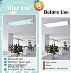 Fluorescent Light Covers - Classroom Covers for Ceiling Lights, 1 PCS 4 x 2 Feet Magnetic Light Filters, Classroom, Office Decor (Todat is Your Day)