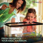 LiquaGen 4 Stage Reverse Osmosis and Deionization (RO/DI) Portable Space Saver Water Purification System | Water Filtration System for Aquarium Filter Processes + Manual Flush Valve (75 GPD)