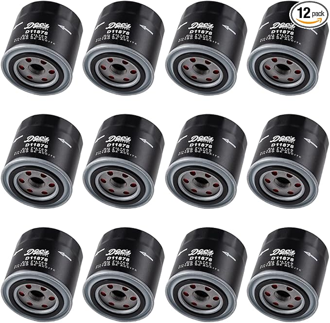 Doc's Diesel Oil Filter 12-Pack D11878-12 | Compatible with Chevrolet/GMC 6.6L Duramax 2500HD, 3500HD 2020+ | Replaces PF26