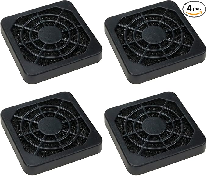 1.57inch/40mm Fan Dust Filter PC Cooler Fan Filter Dustproof Cover Computer Case Mesh 4PCS