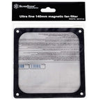 Silverstone FF143 Black Ultra Fine Fan Filter with Magnet for 140mm Case Fans, SST-FF143B