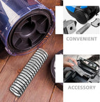Housoutil Vacuum Cleaner Hose Replacement Tube Compatible with Model V1/VH1704, Flexible Cleaner Waste Tube Connector for Home Vacuum Accessories, 2Pcs Set