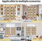 2 Panel Kitchen Cafe Curtains, Camels Palm Trees Sunlight Filtering Nature Air Through, Window Decor Tier Curtains for Living Room 104W x 63L inch Desert Date Coconut Trees Leaves Cords Beige