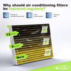 Engine and Cabin Air Filter Combo for RAV4 Hybrid 2019-2025,Camry Hybird 2018-2026,Highlander Hybrid 2020-2025,Sienna Venza 2021-2025 automotive replacement air filters #CF12157 CA12289