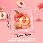 ASTOFLI Breathing Necklace with 3 Fruit Flavor Pack Set
