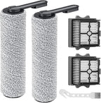 Spare Soft Lint Roller Brush, Hepa Filter, Scrubber Components, Compatible for Tineco Floor ONE S5 Combo Cordless Wet Dry Vacuum Cleaner(5PCS)