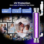 iSpring RCC2AK-UV, Upgraded 200 GPD, UV pH+ Reverse Osmosis System, 7-Stage RO Water Filtration System with Alkaline and UV Filter, Patented Top-Mounted Faucet Design for Easy DIY Installation