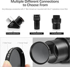 Astromania Telescope Moon Filter 2 inch, Neutral Density Telescope Filter ND96-0.9 with 13% Light Transmission Reduces Moon Glare&Enhances Lunar Crater Detail, Work with Telescope Accepts 2" Eyepieces
