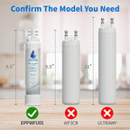 FPPWFU01 Water Filter Replacement, Compatible With Electrolux EPPWFU01 PureAdvantage PWF-1, Frigidaire FPPWFU01 PurePour PWF-1, 3 Pack