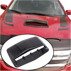 Universal Car Hood Scoop Air Flow Intake Decorative Turbo Bonnet Vent Cover Compatible For Audi And BMW Compatible For VW And Civic(Carbon look)