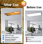 Fluorescent Light Covers - Classroom Covers for Ceiling Lights, 1 PCS 4 x 2 Feet Magnetic Light Filters, Classroom, Office Decor (Autumn & Sunset)
