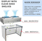 HEPA H14-Filter Laminar Flow Hood Updated FanFilter Unit（Include HEPA Filter）100/ISO Class 5 Cleanroom/Laboratory/Cleanroom/Mushroom Room, Laminar Air Flow Hood(46.2"x22.6"110V，Dual Machine)
