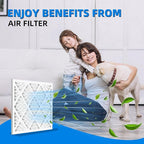 (6 Pack) 18x20x1 Furnace Air Filters, MPR 1900 & FPR 10, MERV 13 Pleated Air Filter (Actual Size: 17.75" x 19.75" x 0.75")