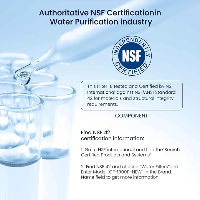 GLACIER FRESH LT1000PC Replacement Water Filter, Compatible with LT1000PC/PCS, LT1000PC, LT-1000PC, MDJ64844601, ADQ747935 ADQ74793504 Water Filter 4 Pack