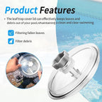 Pool Leaf Trap Cover Lid – Sand Filter Replacement Kit | Leaf Catcher Filtration Cap for Specific Model Pumps Repair Part Not Compatible with 14 or 16 Inch Equipment Pool Cleaning Accessory