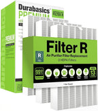 Durabasics 3 Pack of HEPA Filters Compatible with Honeywell Air Purifier Replacement Filters, Replacement for Honeywell Filter R, HEPA Filter R, HPA300, HPA 300 & HRF-R3