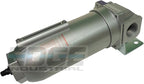 HEAVY DUTY HIGH FLOW COMPRESSED AIR IN-LINE PARTICULATE FILTER WITH 9OZ METAL BOWL, 1" NPT PORTS, AUTO DRAIN, 160 CFM, VISIBLE SIGHT GLASS, 5 MICRON ELEMENT