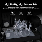 Nova3D ABS-Like Precision 2.0 3D Printer Resin – Enhanced Toughness & Strength, High Precision, Low Odor, Wide Compatibility with 12K/14K LCD Resin 3D Printers (Gray, 1kg)
