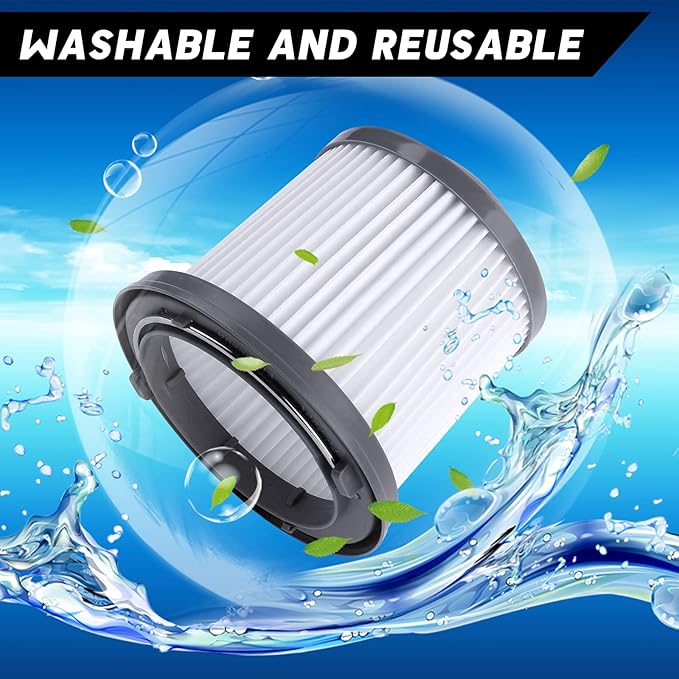 KEEPOW Pivot Vacuum Filter Replacement for Black and Decker Handheld Vacuum BDH2000PL PHV1410 PHV1810 PHV1210, PVF110 Filters, 6 Pack
