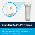 SpiroPure Clear Water Filter Housing 10 inch / 2.5 x 10 / 158117 Transparent Standard Housing