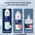 Mist HAF-CIN/EXP Refrigerator Water Filter Replacement for Samsung DA29-00020B, DA29-00020A, Kenmore 46-9101 – NSF 42 & 372 Certified – 3 Pack
