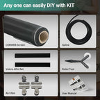 Premium Window Screen Replacement DIY KIT 39"51" Blocks Rain, Pet Scratch, Pollen, Fine Dust 99%, 30Mesh Durable New Material, Repair DIY Tools Included(W39in X L380in)