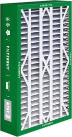 Filterbuy 16x28x6 Air Filter MERV 8 Essential Dust & Allergy Defense (4-Pack), Pleated HVAC AC Furnace Filters for AprilAire Space-Gard 401, 2400, & Lennox (Actual Size: 15.50 x 26.88 x 6.00)