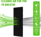 4"x12" Activated Carbon Air Vent Filters for Home, Floor Vents Filters, Floor Registers Filters,10 Pcs Charcoal Vent Filter (Black)