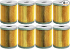 8pcs UF-10K 3Y7-02230-0 Fuel Separator Filter Replacement Element Fuel Filter Water Separator Element Fits for Yacht Boat and Gasoline Engine All Outboard