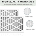 Outer Air Filters for WEN 3410, POWERTEC AF4000/AF4001, Shop Fox W1830 Air Filtration System, Replacement for WEN 90243-026-2, 90243-027-2 Woodworking Air Filters, 4PK (75065)