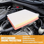 Engine Air Filter 23248945 Compatible with Chevrolet Colorado & GMC Canyon, 2015-2022, 2.5L 2.8L 3.6L, Flexible Panel