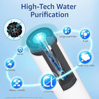 Waterspecialist Replacement for GE® RPWFE®, RPWF (Built-in CHIP) Refrigerator Water Filter, Compatible with GYS22GMNES, GYE22HSKSS, PYE22PELDS, GFE26GMKES, GFE26GGHWW, PFE28KYNFS, 3 Filters