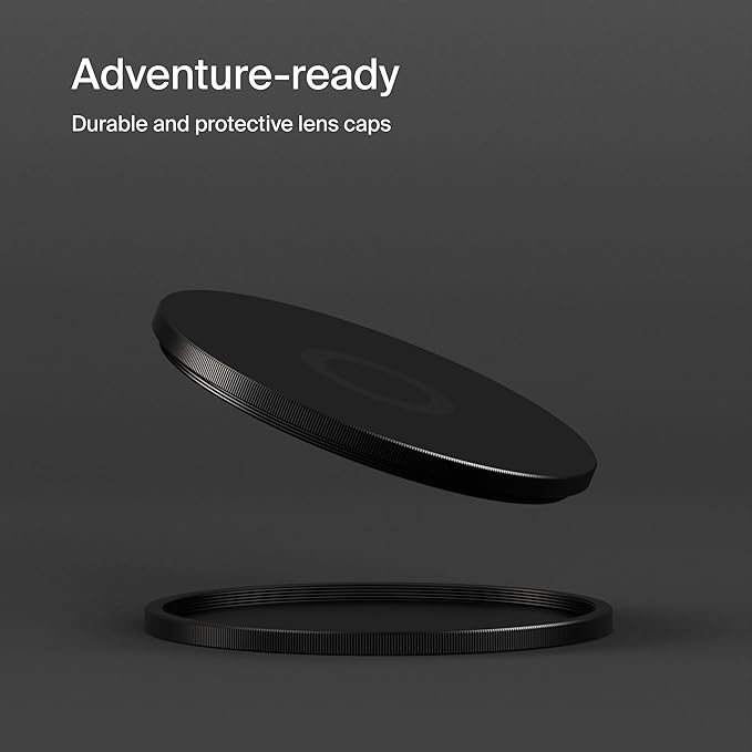 Urth 39mm Metal Lens Filter Caps - Durable Protective Cover for Camera Lens Filters with Precision Fit